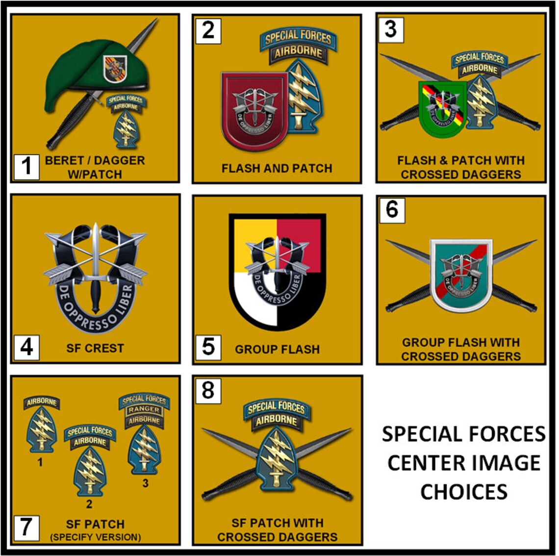 BEST U.S. Army Special Forces Creed Green Beret Aged Parchment Etsy