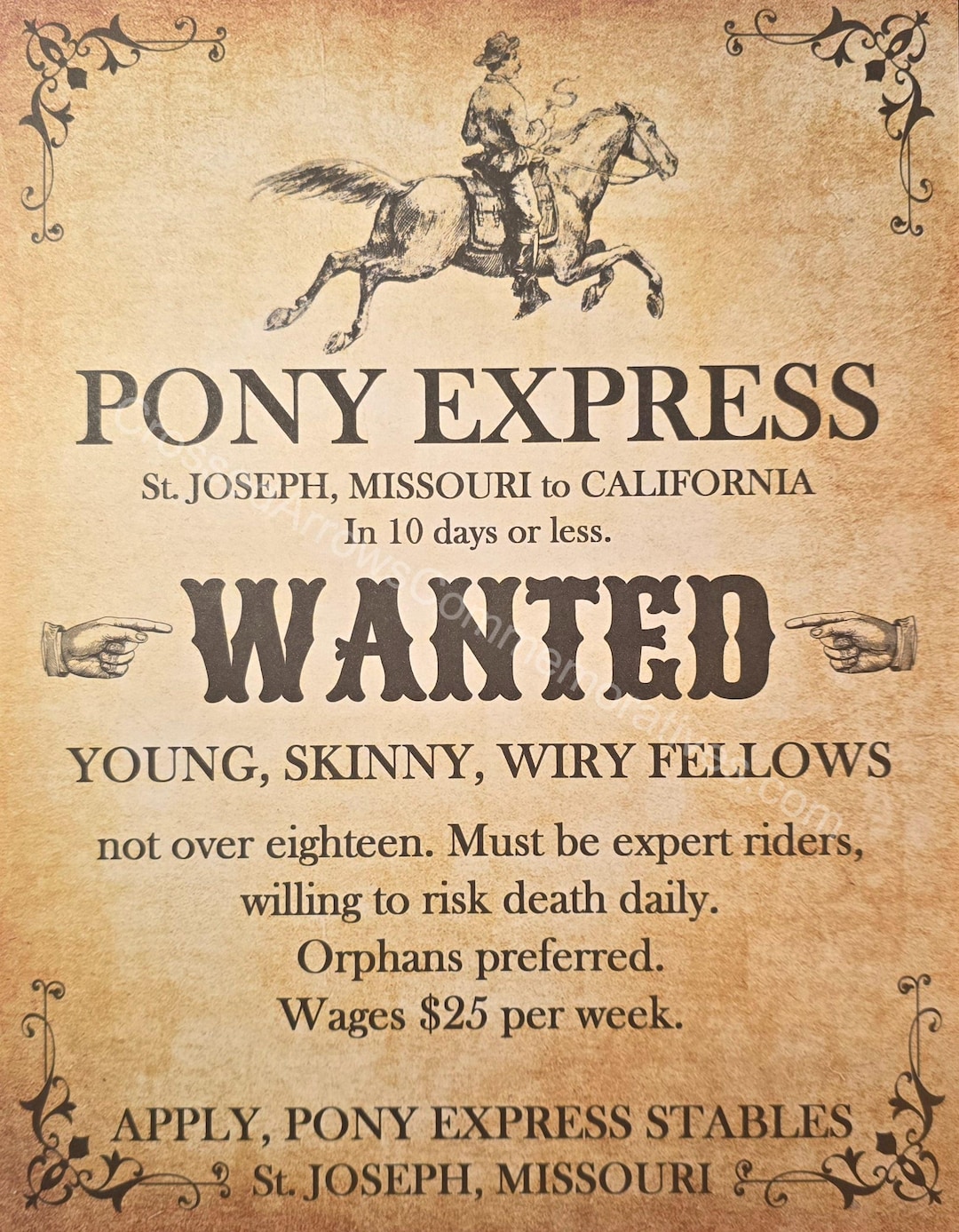 Wanted Pony Express Riders Old West Wanted Poster: Pony Express Riders (modern Reprint) - Etsy