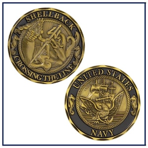 Challenge Coin: Navy Shellback