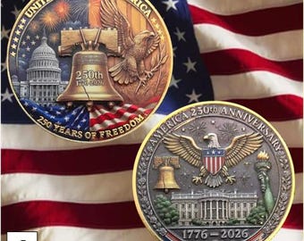 Challenge Coin: America's 250th Anniversary #6 Eagle White House