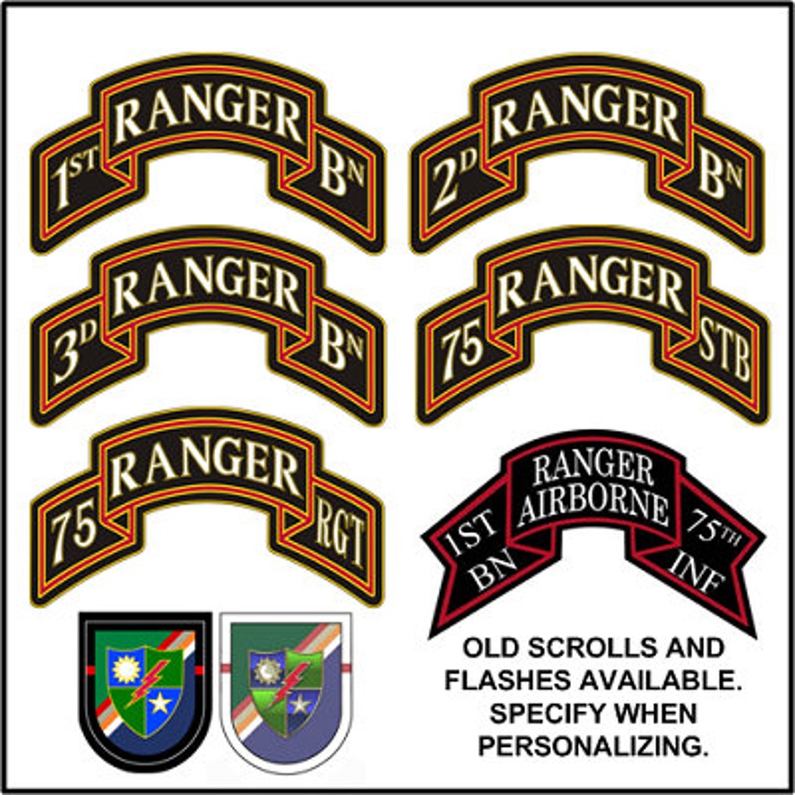 BEST Army Ranger Creed Aged Parchment All Battalions Available Etsy