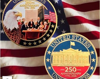 Challenge Coin: America's 250th Anniversary #8 Declaration
