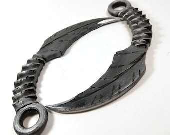 Handmade Mazikeen's Blade Daggers from Lucifer 2pcs black gray \ gamer gift \ props cosplay game