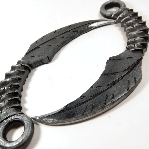 Handmade Mazikeen's Blade Daggers From Lucifer 2pcs Black Etsy