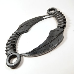 Handmade Mazikeen&#39;s Blade Daggers from Lucifer 2pcs black gray \ gamer gift \ props cosplay game