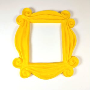 Custom Home Decor Friends Yellow Peephole Frame yellow