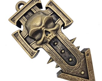 Space Marine Purity Trophy Cross Handmade Interior Decor Gamer Gift