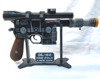SPECIAL PRICE Black Han Solo Gun/Blaster VERY CLOSE Star Wars for Vintage 