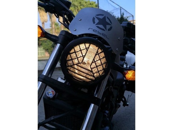 Honda Rebel CMX 300 500 Windshield Screen Fairings Headlight Cover Light Lamp