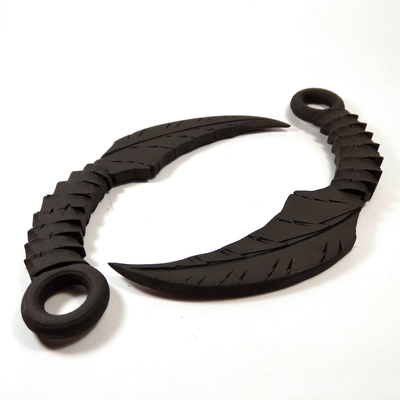 Handmade Mazikeen's Blade Daggers From Lucifer 2pcs Black Etsy