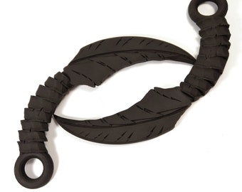 Handmade Mazikeen's Blade Daggers from Lucifer 2pcs black matt\ gamer gift \ props cosplay game