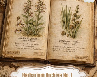 Revista botánica victoriana, 27 ilustraciones botánicas diferentes