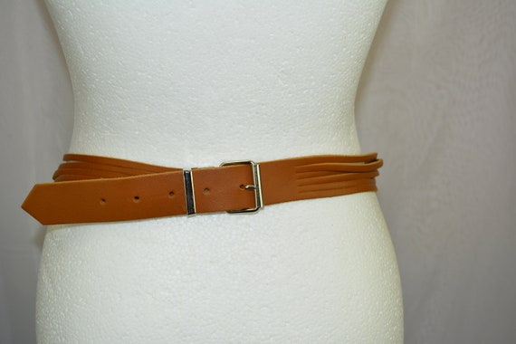 Vintage woman's dress belt with glass beaded Wais… - image 4
