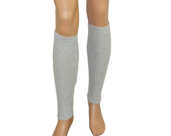 Wool blend leg warmers Handmade from 100% recycled yarns