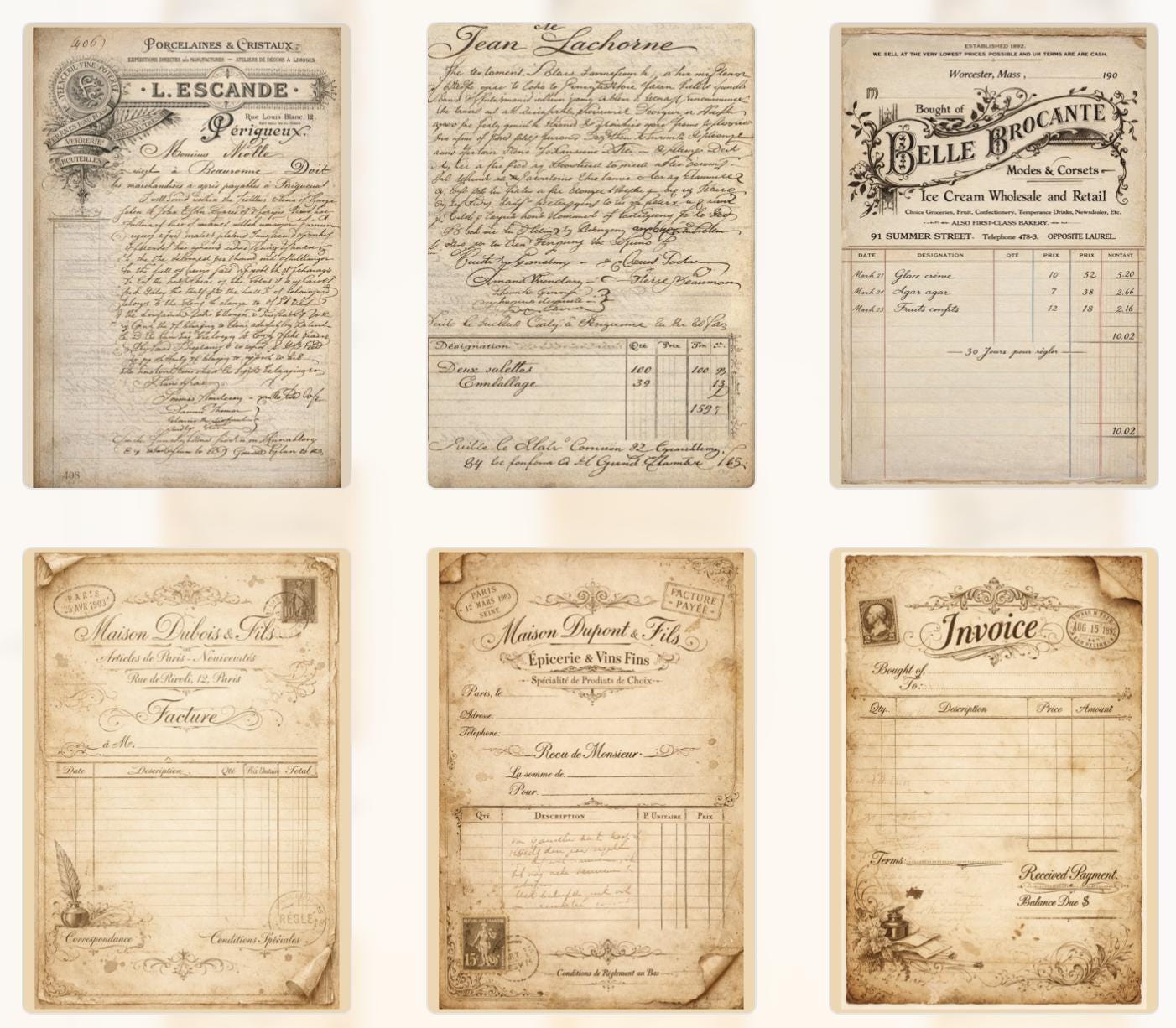 Antique Ledger Papers – Vintage Junk Journal Pages | Ledger Paper ...