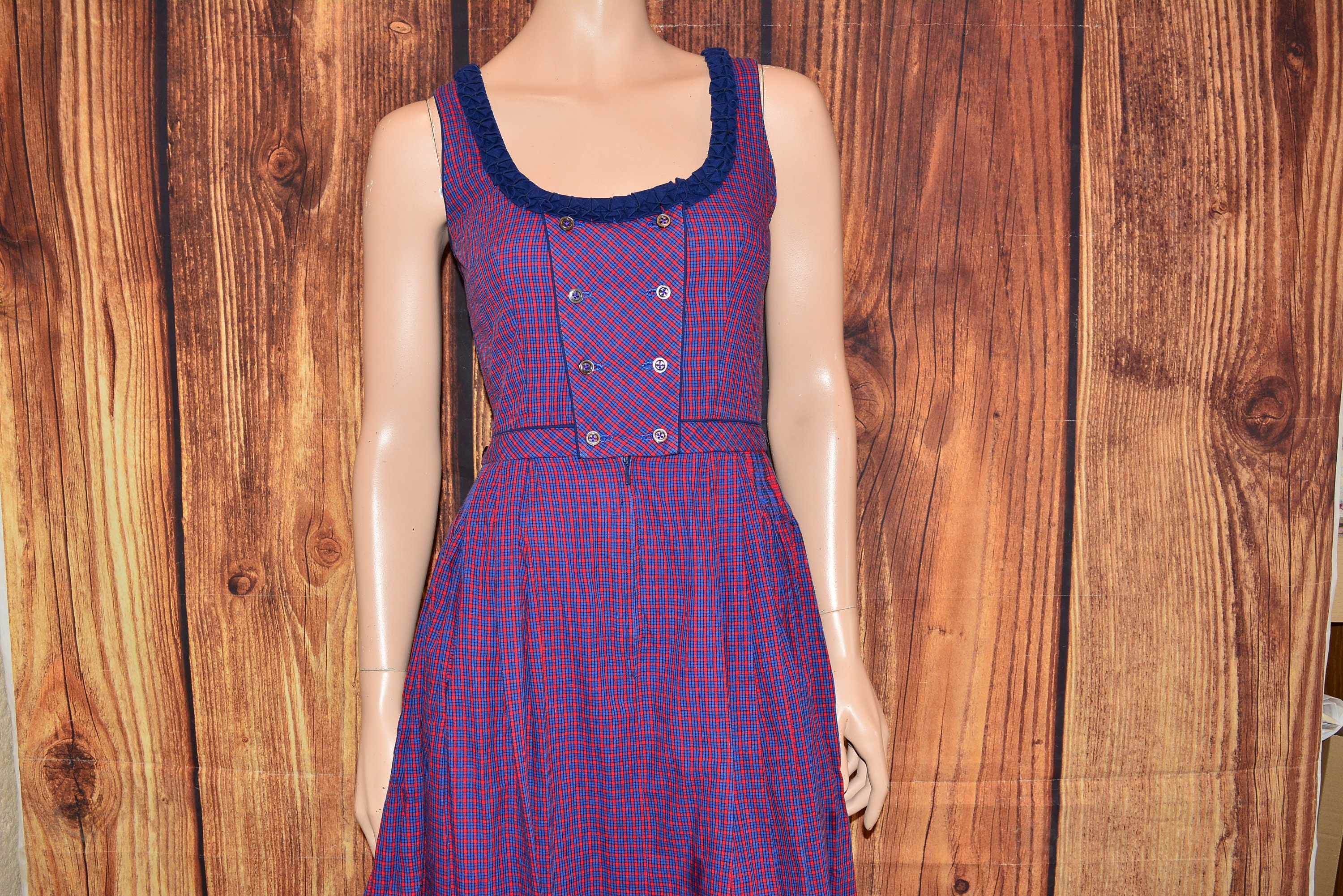 Purple Cottagecore Dress Vintage Dirndl Dress Summer Cotton - Etsy