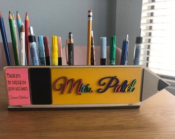 Pencil and pen organizer