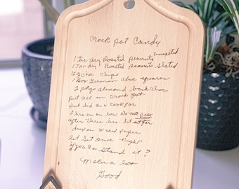 Gegraveerd recept | Keepsake snijplank- Custom