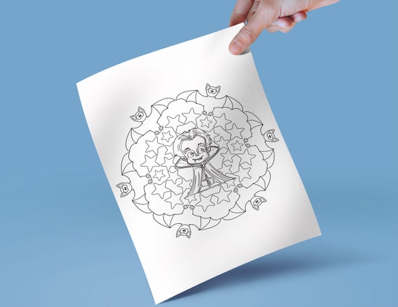 Download Halloween Mandala Coloring Pages Halloween Mandala Vol 2 Etsy