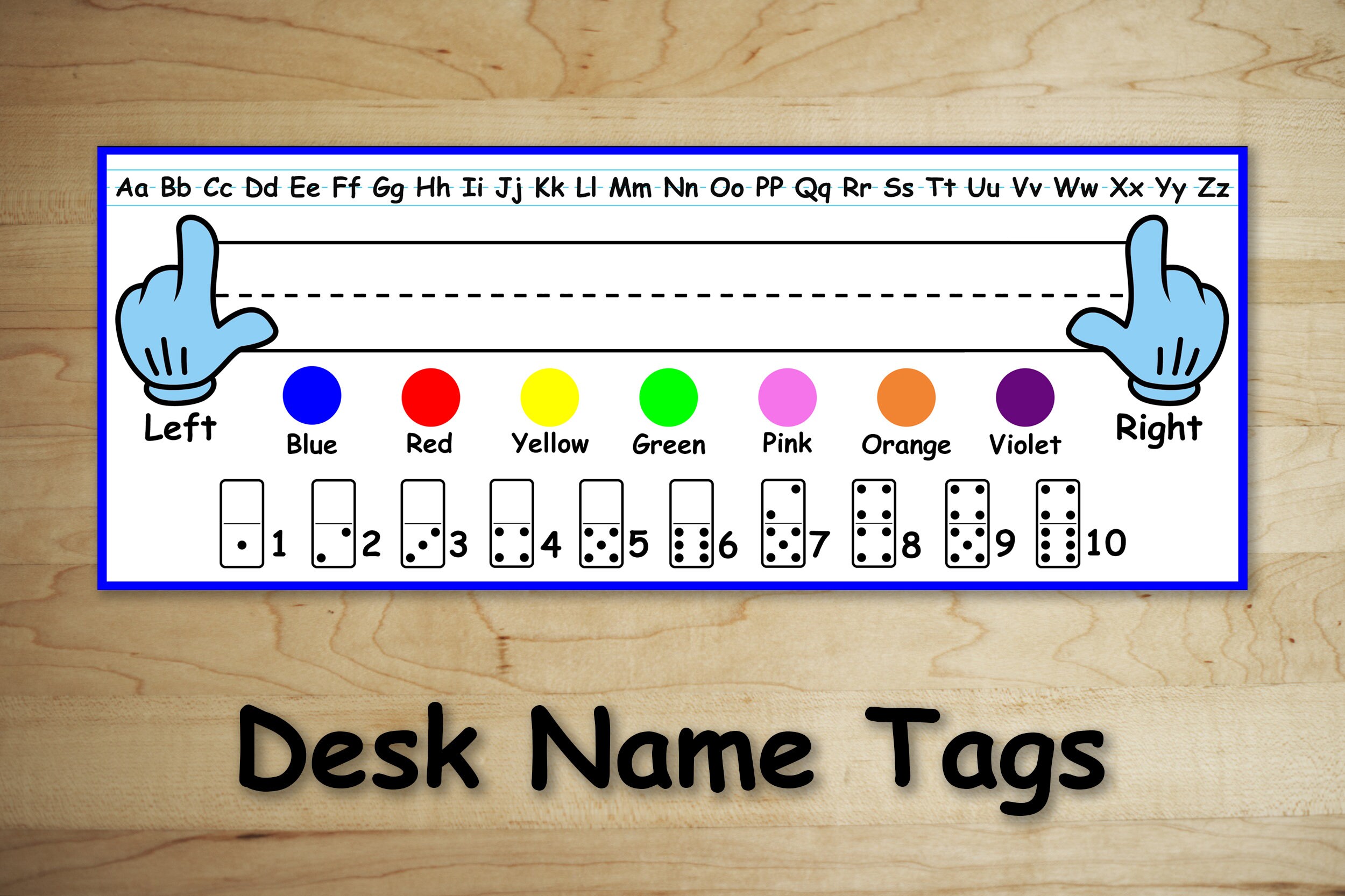 Class Desk Name Tags, School Desk Name Tag, Class Desk Tags, School