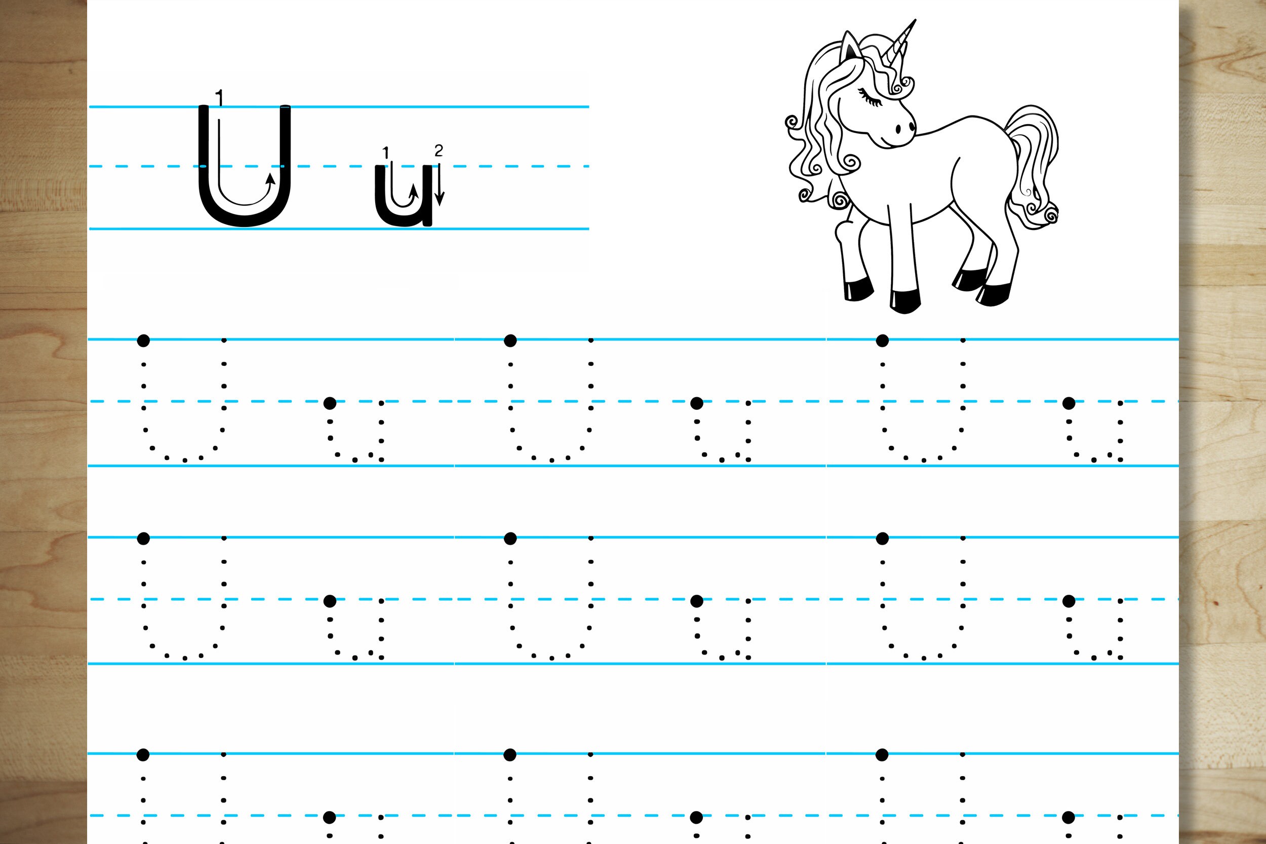 Trace the Alphabet 26 Printable Trace the Letters Letter | Etsy
