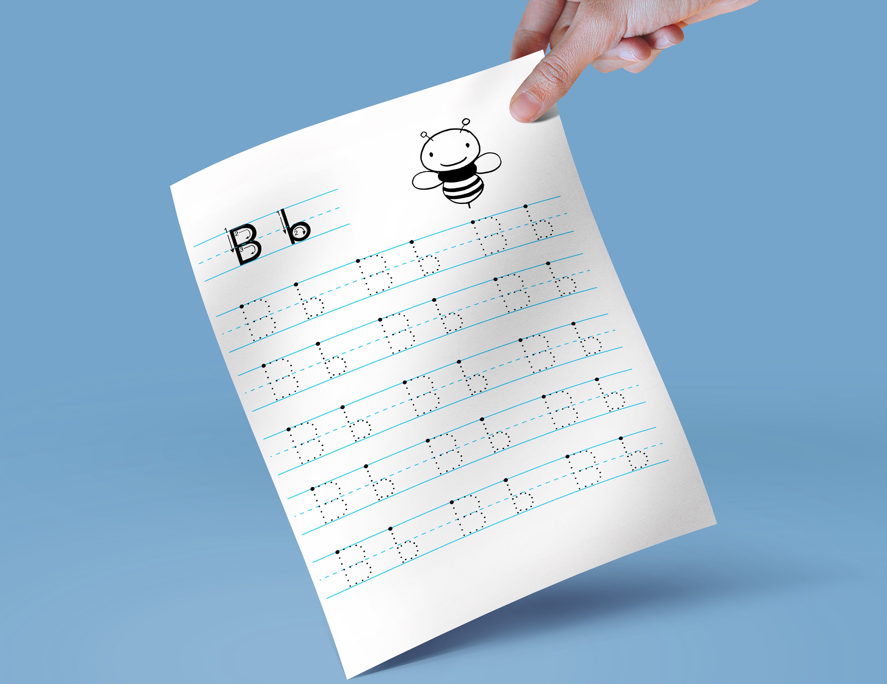 Trace the Alphabet, 26 Printable Trace the Letters, Letter Tracing for ...