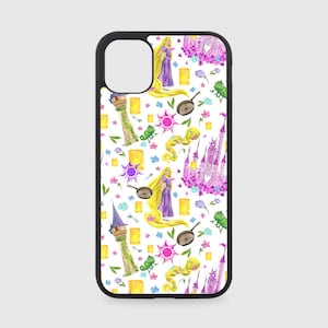 iPhone-skal - Disney Rapunzel Flynn Rider Pascal Sketch - Flera storlekar tillgängliga