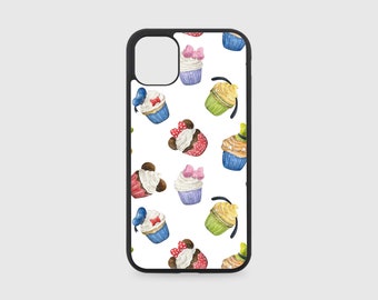 iPhone Case - Disney Character Cupcakes Minnie Mickey Daisy Donald Pluto Goofy - Multiple Sizes Available