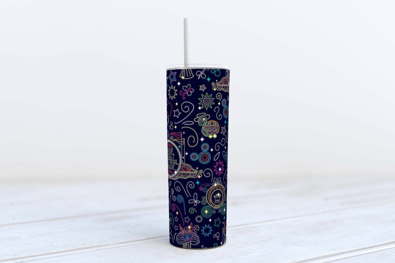 Drinking Tumbler Mickey Minnie Disney Electrical Parade Sublimation image 1