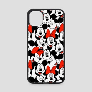 Custodia per iPhone - Minnie Mouse Topolino Disney - Sublimazione personalizzata - Diverse dimensioni disponibili