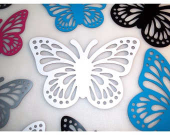Magnetic Butterflies - 2 Sizes, Colors, Singles, Sets - Car, Truck, Fridge - Automotive Quality - Contoured, Compound-cut, Flexible Magnet