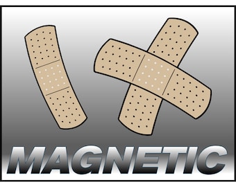 Band-Aid Bandages - Flexible Magnet - Car, Truck, Fridge - Automotive Quality