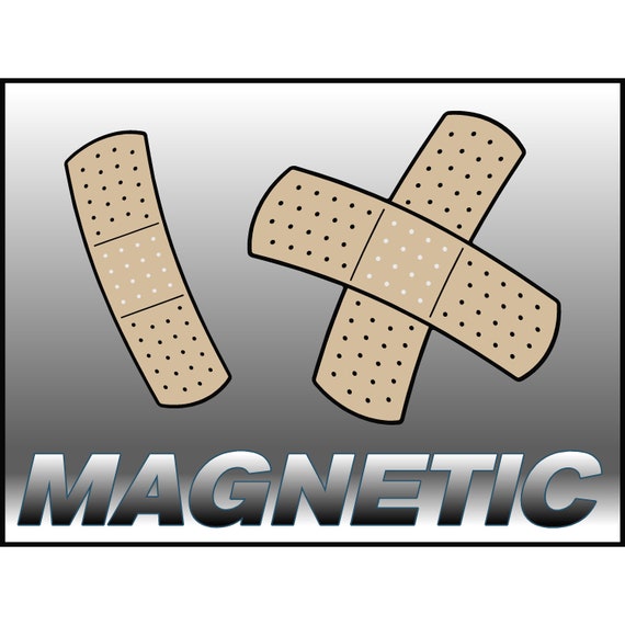 Band-Aid Bandages - Flexible Magnet - Car, Truck, Fridge - Automotive Quality