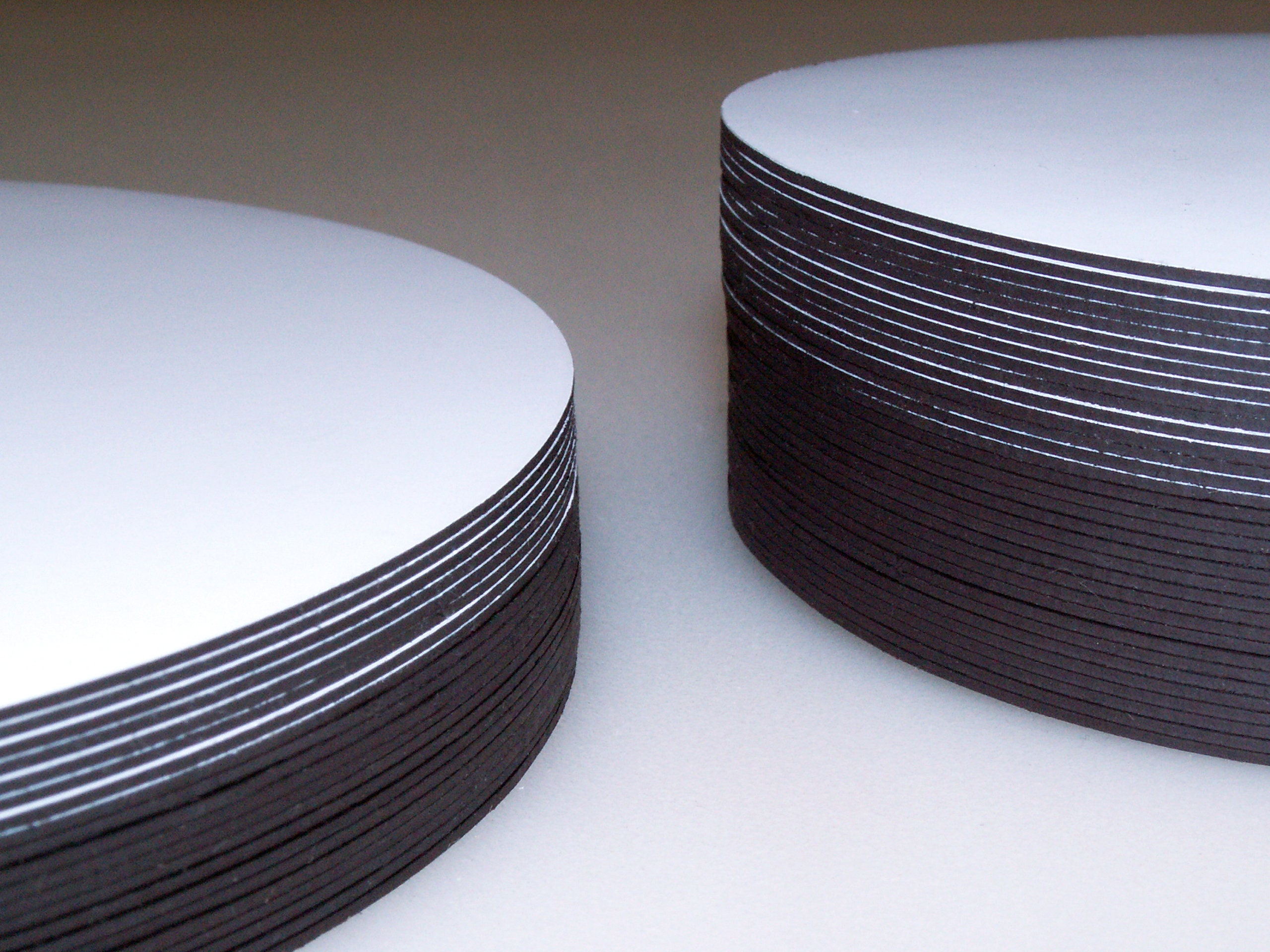 Blank car magnets round black white and custom colors etsy canada
