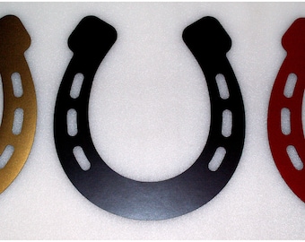 Horseshoe - Flexible Magnet - Car, Truck, Fridge - 2 Sizes, Colors, Singles, Sets - Automotive Quality