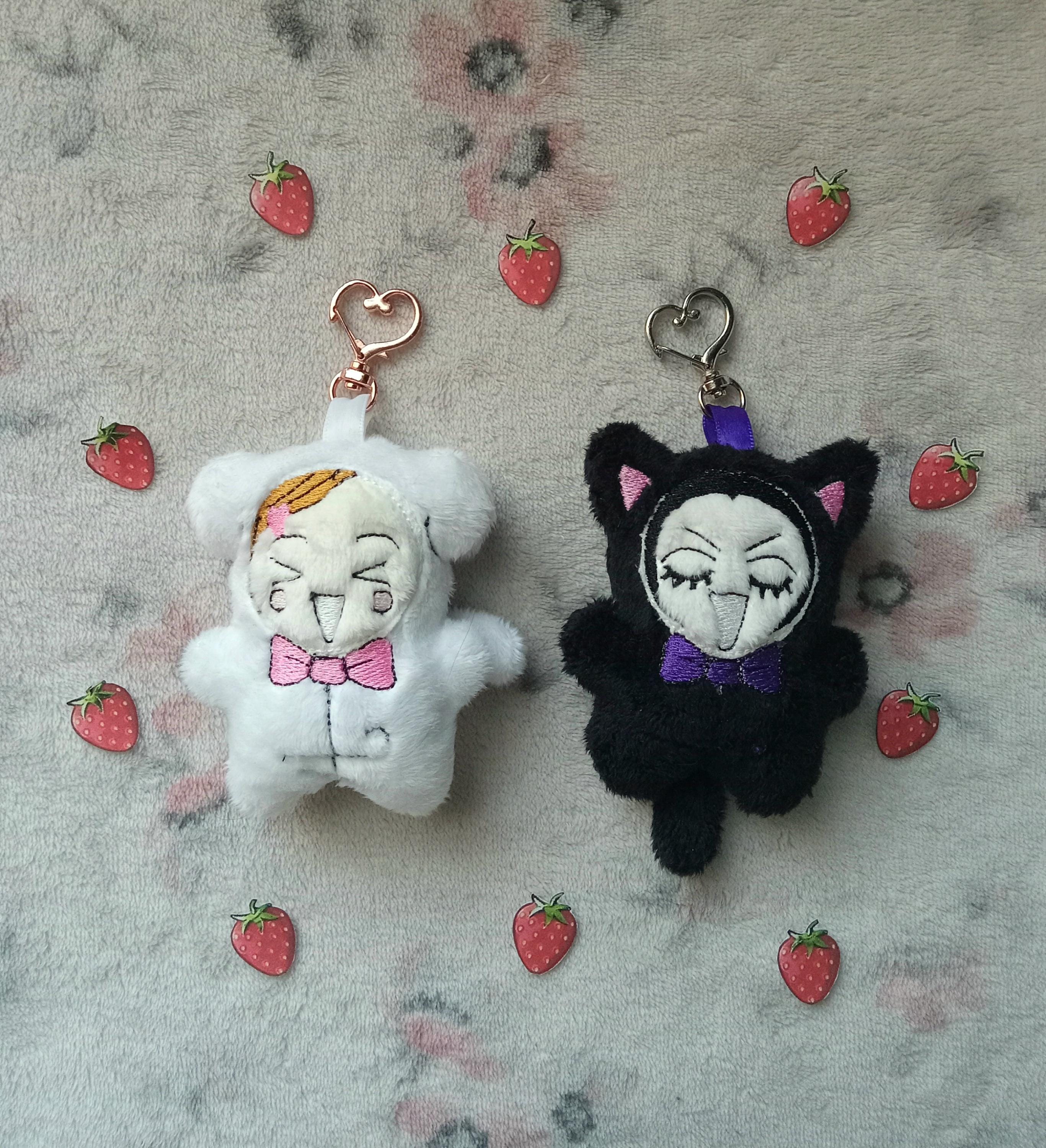 Plushie Nana and Hachi Anime Keychains - Etsy