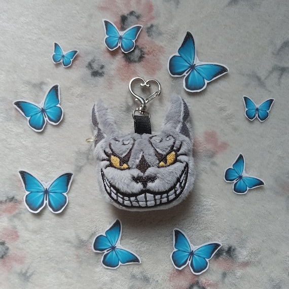Alice Madness Cheshire Plush Keychain - Etsy