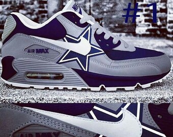 Dallas Cowboys Shoes Over 70 Customizable Or Handmade Options Etsy