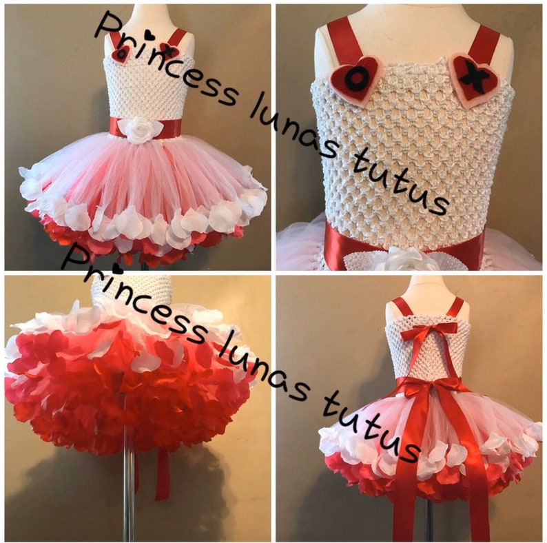 Birthday tutu outfit ribbon trim This beautiful tutu dress is great for birthday valentine and all occasions