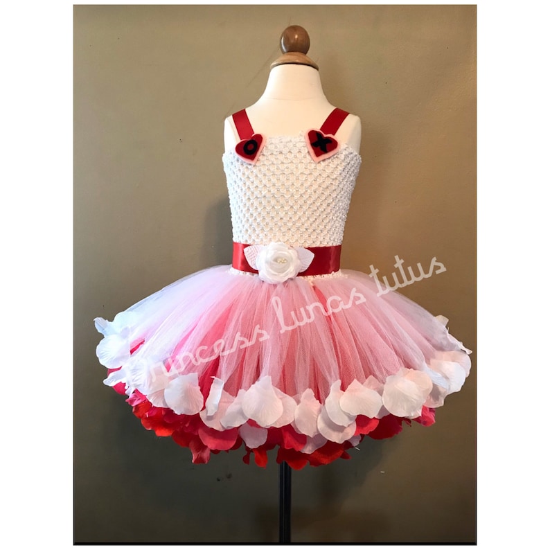 Birthday tutu outfit ribbon trim This beautiful tutu dress is great for birthday valentine and all occasions