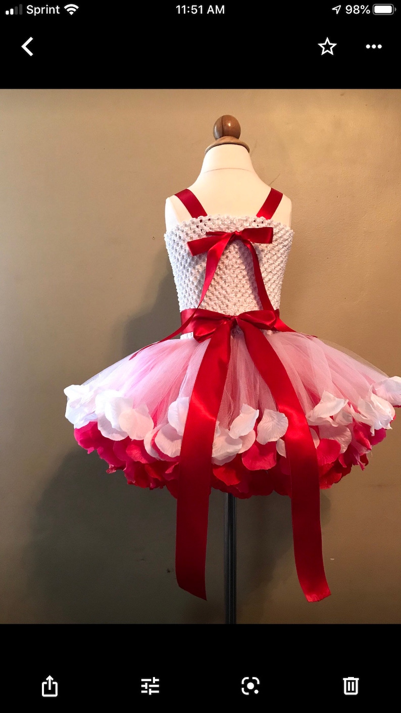 Birthday tutu outfit ribbon trim This beautiful tutu dress is great for birthday valentine and all occasions