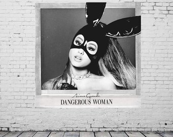 Ariana Grande Dangerous Woman Tour Poster Personalised With
