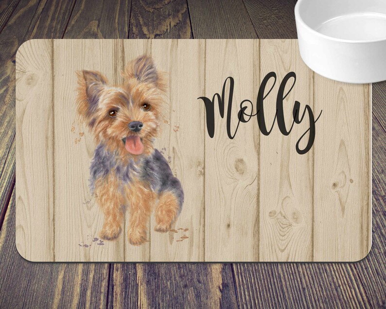 personalised pet food mat
