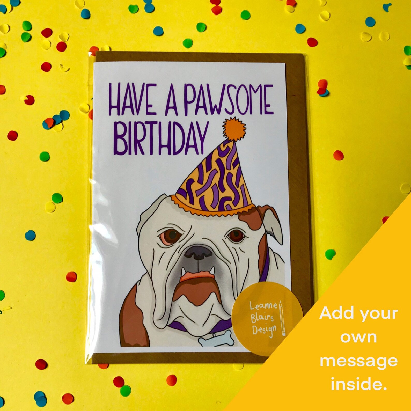 Dog Birthday Card Funny Birthday Card Pun Birthday Card Etsy