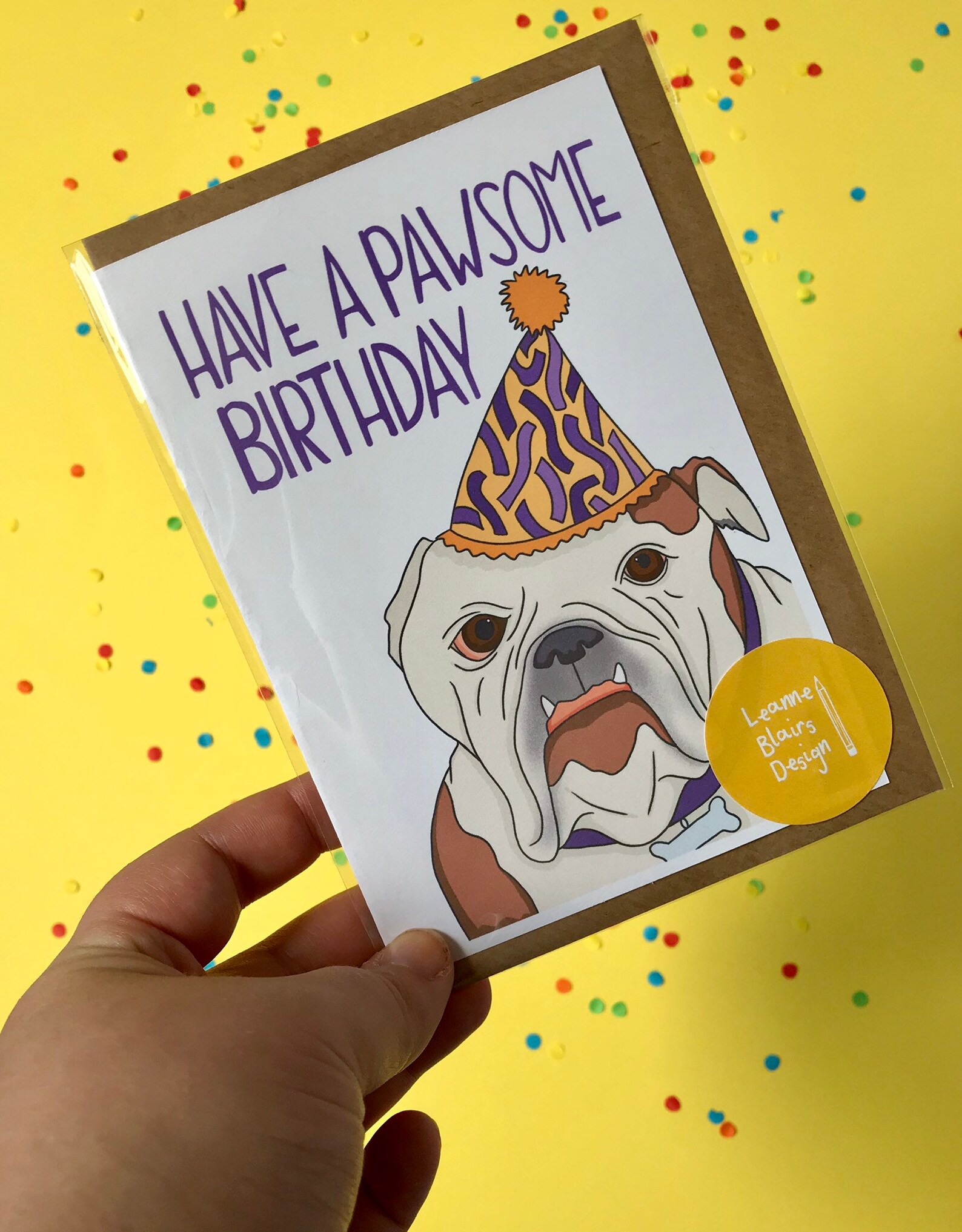 Dog Birthday Card Funny Birthday Card Pun Birthday Card Etsy