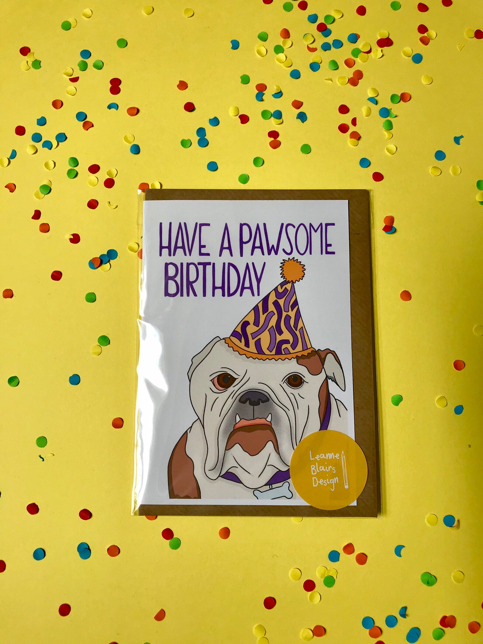 Dog Birthday Card Funny Birthday Card Pun Birthday Card Etsy