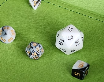 Mini Mountain Dice - miniature Dnd dice set 4 Dungeons and DRagons, tiny cute small critical role dice