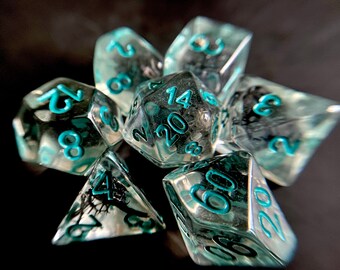 Stygian Polyhedral Dice Set Etsy