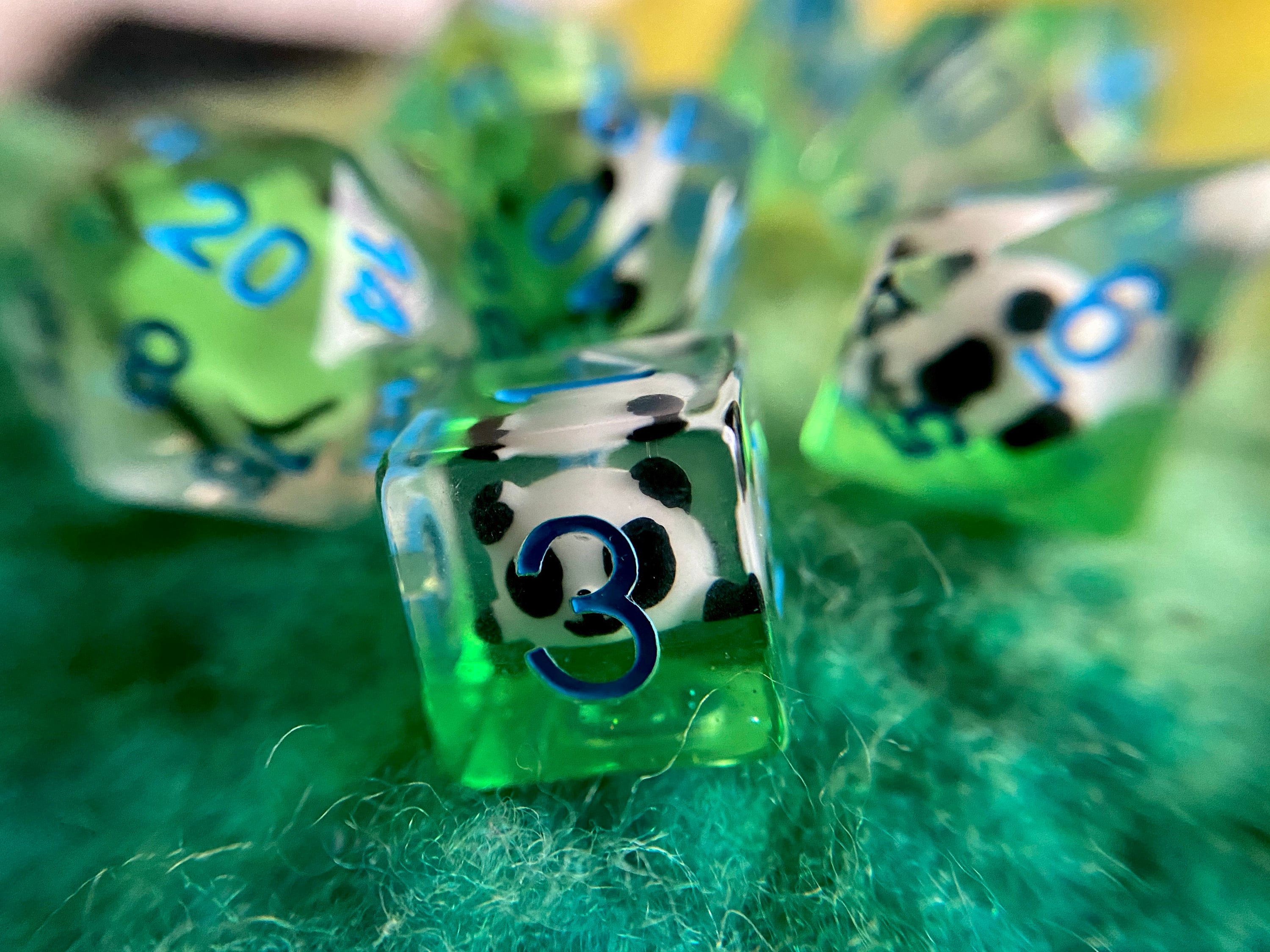 Lazy Panda Dnd Dice Set For Dungeons And Dragons Ttrpg D Polyhedral Dice Set For Tabletop Role Playing Filled With Panda Bear Animal Lazy Panda Dnd Dice Set For Dungeons And Dragons Ttrpg D Polyhedral Dice Set For Tabletop Role Playing Filled With Panda Bear Animal