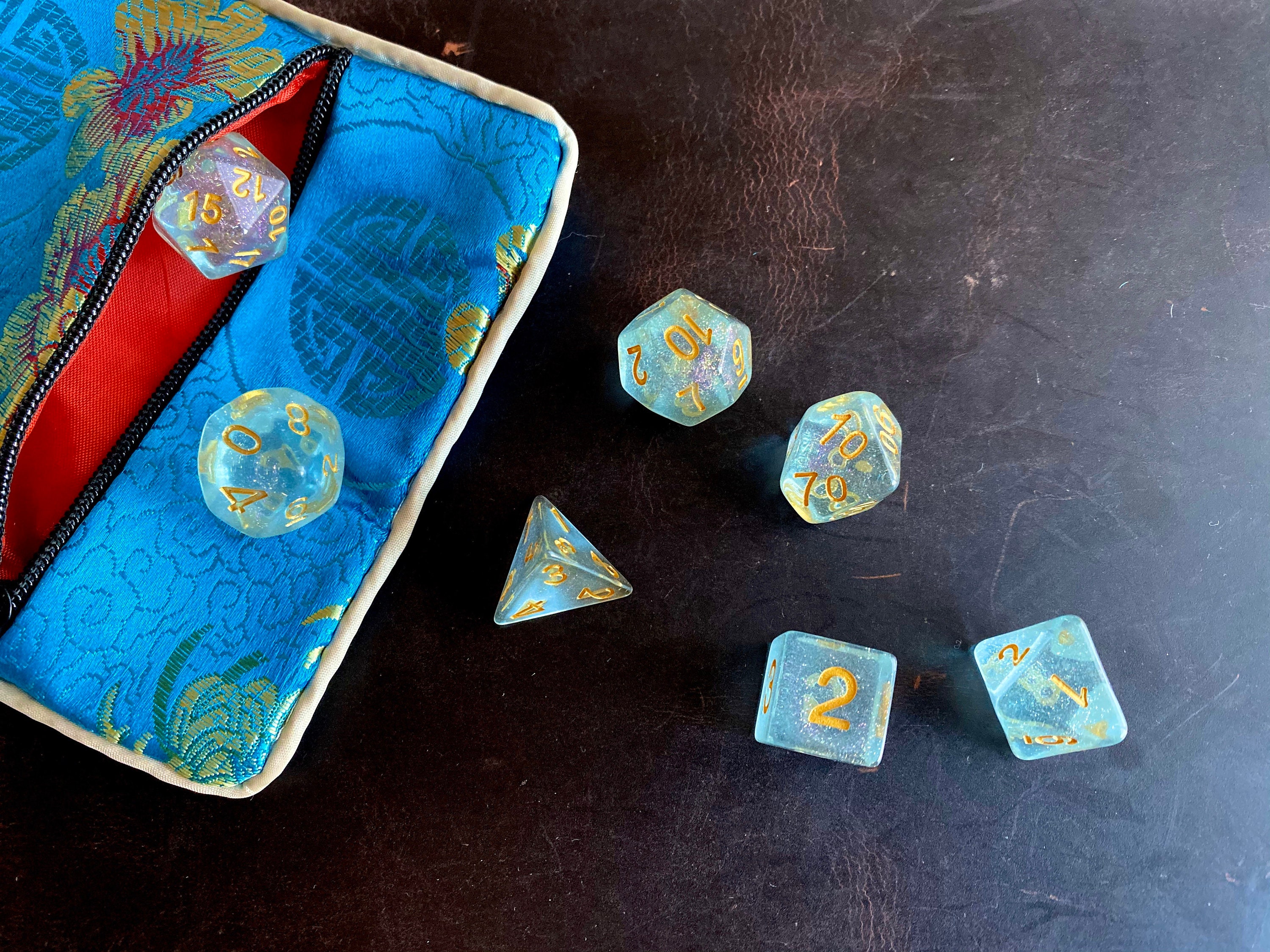 Dewdrop DNd DIce Set for Dungeons and Dragons RPG Polyhedral dice set